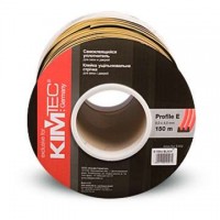 Уплотнитель «KIM TEC» E-профиль коричневый 150 м 6шт коробка